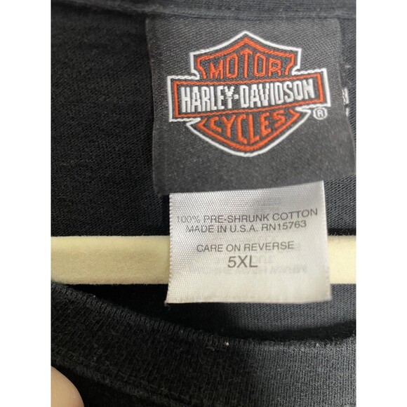 Vintage Harley Davidson Shirt Mens 5XL Black Heritage Gargoyle Graphic Y2k - Picture 4 of 9